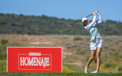 Orgullosos de Elena Hualde, líder del Santander Golf Tour Logroño